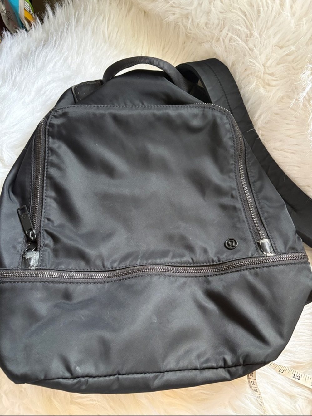 lululemon athletica Black Nylon Everyday Backpack